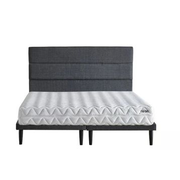 Ruum Store Violet Yatak Seti 160x200 cm Çift Kişilik Yatak Baza Başlık Takımı Orta Sert Yatak Mor Baza ve Başlığı