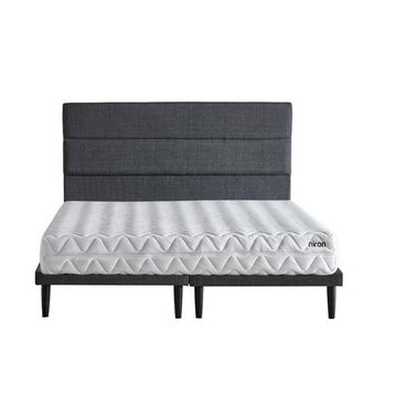 Ruum Store Violet Yatak Seti 160x200 cm Çift Kişilik Yatak Baza Başlık Takımı Orta Sert Yatak Mor Baza ve Başlığı