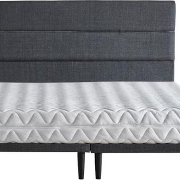 Ruum Store Violet Yatak Seti 160x200 cm Çift Kişilik Yatak Baza Başlık Takımı Orta Sert Yatak Mor Baza ve Başlığı