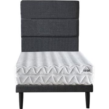 Ruum Store Violet Yatak Seti 90x200 cm Tek Kişilik Yatak Baza Başlık Takımı Orta Sert Yatak Mor Baza ve Başlığı