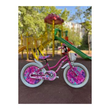 Ruut Flower 20 VB Fren Pembe Beyaz Çocuk Bisikleti