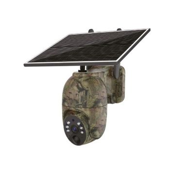 RXR C29 4G Sim Kartı Destekli Solar Panelli Bataryalı Kamuflajlı PTZ Güvenlik Kamerası