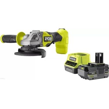 Ryobi RAG18X-1C40S 18 V 4 Ah Akülü Avuç Taşlama Makinesi