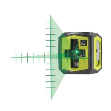 Ryobi RBCLLG2 15 mt Yeşil Çapraz Lazer Metre