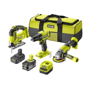 Ryobi RCK183E-242S 18 V Kömürsüz 3'lü Matkap Seti