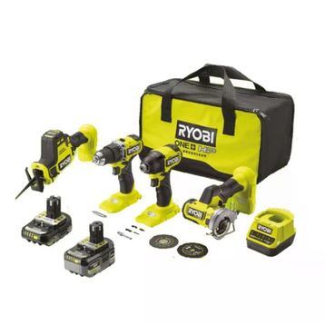 Ryobi RCK184A-252S 5133005693 18 V 2 Ah- 4 Ah Akülü Combo Set