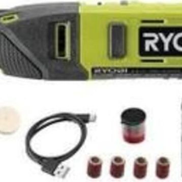 Ryobi RRT4-120GA15 15 Parça Aksesuarlı Akülü Gravür Seti