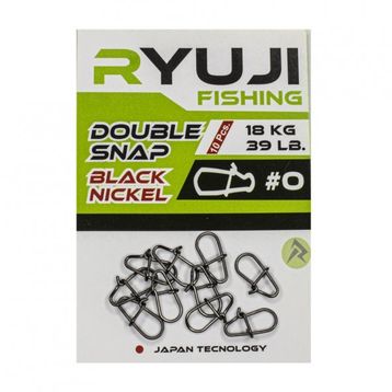 Ryuji 10 Adet Double Snap Klips