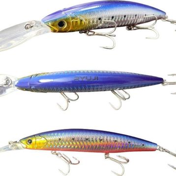 Ryuji Barrakuda Sinking 12 cm 28 gr Rainbow Suni Yem