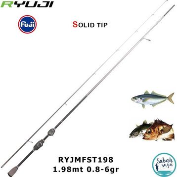 Ryuji Matrıx Fujı 1.98 m 0.8-6 gr Solıd Tip 2 Parça Aji Kamış