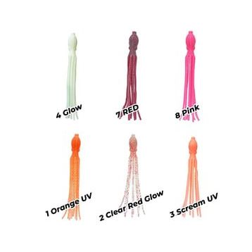 Ryuji Octopus 90 mm 5 Adet Standart-3 Cream UV Yem