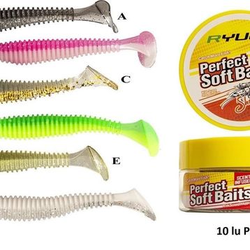 Ryuji Perfect Bait LT Karides Kokulu Silikon Yem