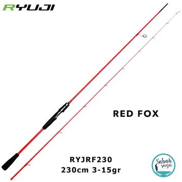 Ryuji Red Fox 2.30 m 3-15 gr 2 Parça Light Spin Kamış