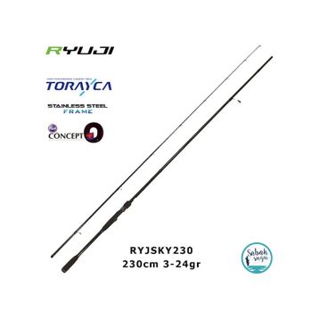 Ryuji Sky Force Fuji 2.30 m 3-24 gr 2 Parça Light Spin Kamış