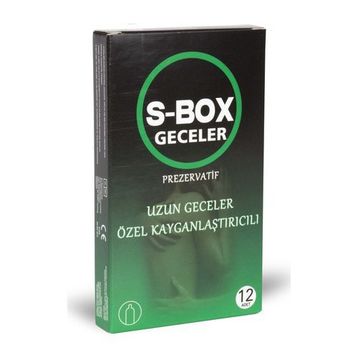 S-Box 12'li Geceler Prezervatif