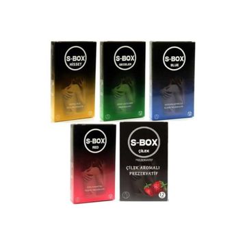 S-Box 5'li Karma Paket 60 Adet Prezervatif