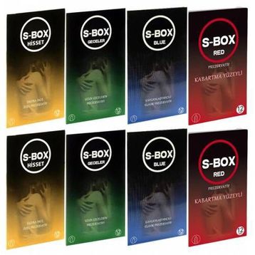 S-Box 96'lı Karma Prezervatif