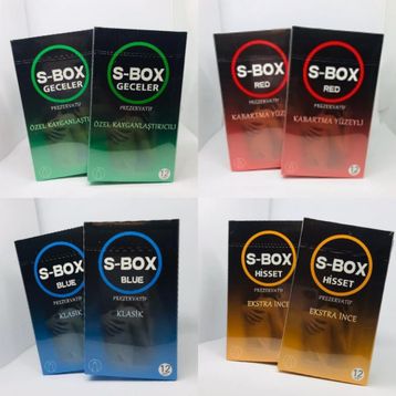 S-Box 96'lı Karma Prezervatif