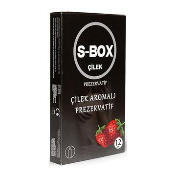 S-Box Çilek Aromalı 12'li Kırmızı Prezervatif