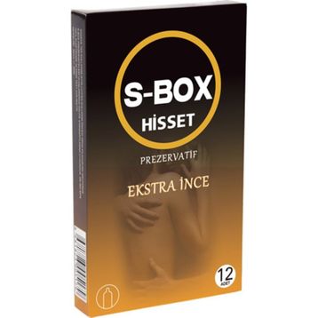 S-Box Ekstra İnce 12'li Prezervatif