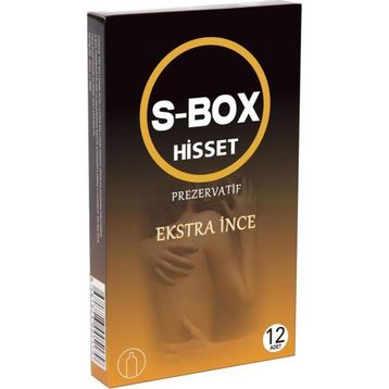 S-Box Ekstra İnce 12'li Prezervatif