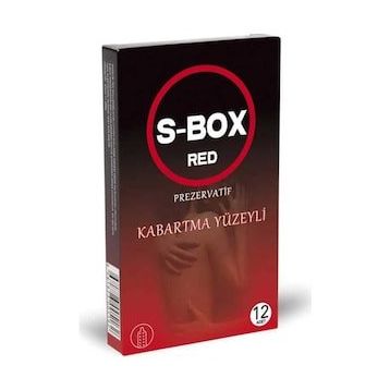 S-Box Kabartma Yüzeyli 12'li Prezervatif