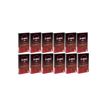 S-Box Red 12x12 Paket Kabartma Yüzeyli Prezervatif