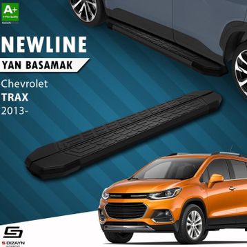 S Dizayn Chevrolet Trax Newline Siyah 163 cm 2013 Üzeri Yan Basamak