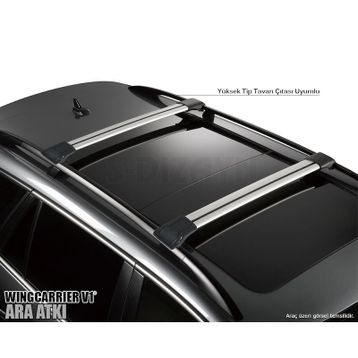 S Dizayn Mercedes M Klasse Ml 164 V1 22.WCA.03.06.V1.G 2005-2011 Gri Wingcarrier Ara Atkı