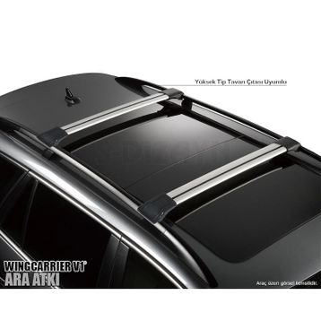 S Dizayn Mercedes M Klasse Ml 164 V1 22.WCA.03.06.V1.G 2005-2011 Gri Wingcarrier Ara Atkı