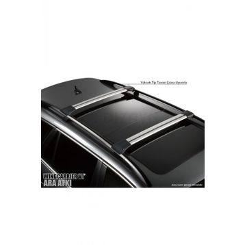 S Dizayn Mercedes M Klasse Ml 164 V1 22.WCA.03.06.V1.G 2005-2011 Gri Wingcarrier Ara Atkı