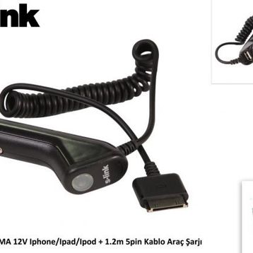 S-Link IP-830 1500MA 12V Araç Sarj Cihazı
