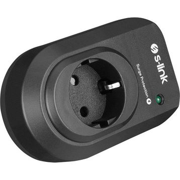 S-Link SL-06 450 Joule Siyah 3500 W Akım Korumalı Tekli Priz