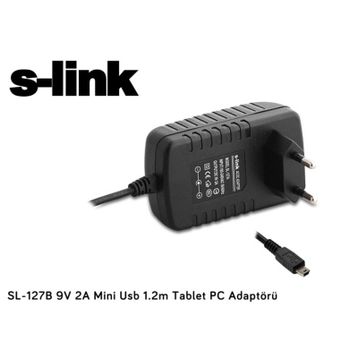 S-Link SL-127B 9V 2A Tablet PC Adaptörü