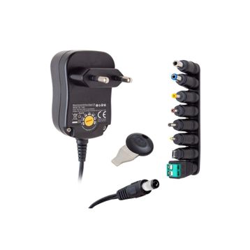 S-Link SL-128C 3 Volt - 12 Volt 8 Uçlu Switch Mode Plastik Kasa Adaptör