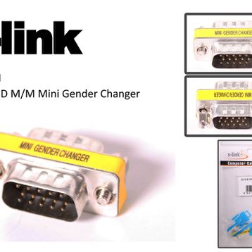 S-Link SL-15M Erkek VGA Dönüştürücü
