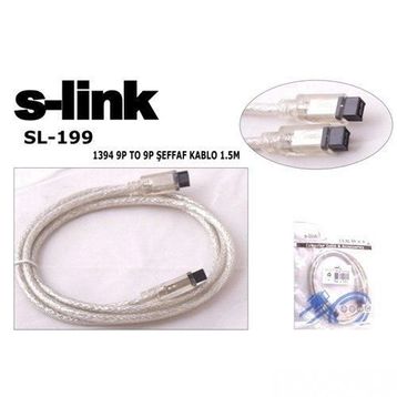 S-Link SL-199 9 pin To 9 pin 1.5 m Firewire Kablo