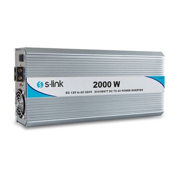 S-Link SL-2000W 2000W DC 12V-230V İnvertör