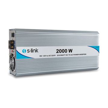 S-Link SL-2000W 2000W DC 12V-230V İnvertör