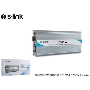 S-Link SL-2000W 2000W DC 12V-230V İnvertör