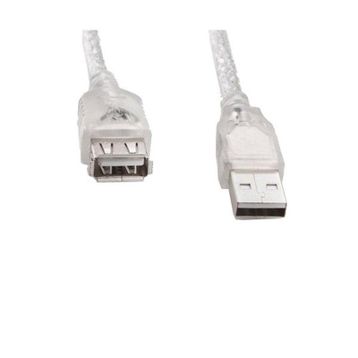 S-Link SL-AF2015 1.5 mt USB 2.0 Şeffaf Uzatma Kablosu