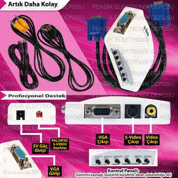 S-Link SL-AV201 VGA Çevirici