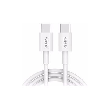 S-Link SL-C122 Type C to Type C Quick Super Charge 1 mt 3A Data ve Şarj Kablosu