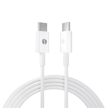 S-Link SL-C122 Type C to Type C Quick Super Charge 1 mt 3A Data ve Şarj Kablosu