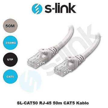 S-Link SL-CAT50-RJ45 Ağ Kablosu