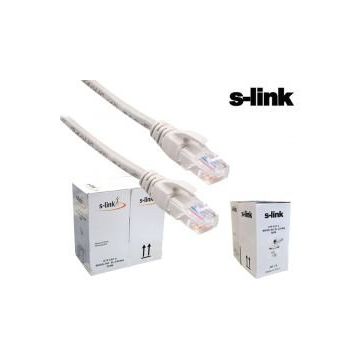 S-Link SL-Cat608 Gri Cat6 Utp Patch Kablo