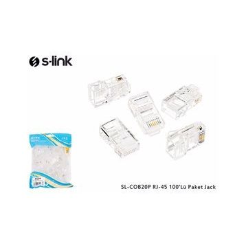 S-Link SL-COB25P 100'lü RJ-45 UTP Jack