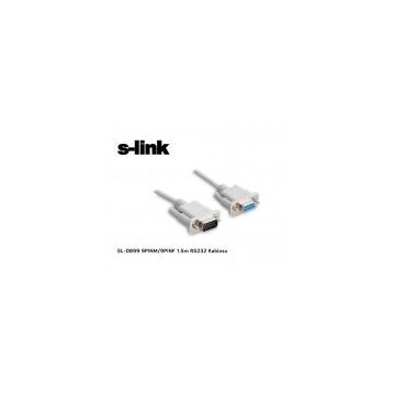 S-Link SL-DB99 9PINM/9PINF 1.5M RS232 Kablosu