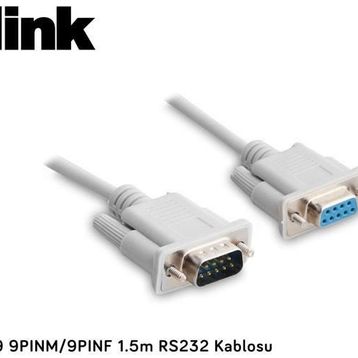 S-Link SL-DB99 9PINM/9PINF 1.5M RS232 Kablosu