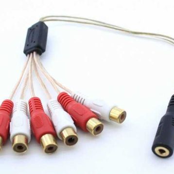 S-Link SL-DC56 3.5 mm Stereo 6'lı Ses Çoklayıcı